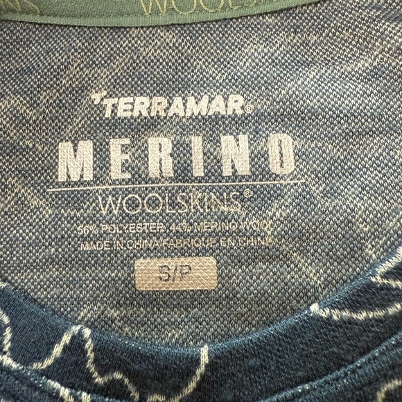 Terramar Merino Woolskins Long Sleeve Top — Size S/P, perfect for layering,soft - Picture 5 of 6